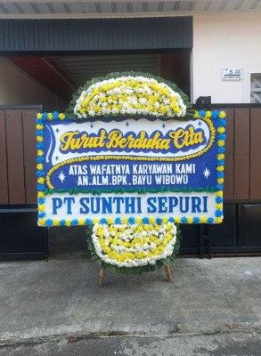 Papan Bunga Duka di Pajajaran